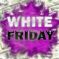 White friday sale sign grunge