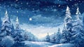 sky fir christmas background tree holiday snow new winter year celebration white. Generative AI. Royalty Free Stock Photo