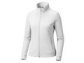 White full-zip sweatshirt isolated on white background Royalty Free Stock Photo
