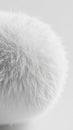 White Furry Ball, A Textured Abstract Royalty Free Stock Photo