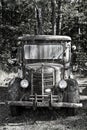 Old Mack Truck Sitting in Junk Yard Royalty Free Stock Photo