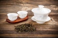 White gaiwan Royalty Free Stock Photo