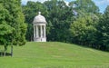 White gazebo in Nicolae Romanescu Park