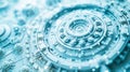 White generic abstract advanced technology device