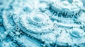 White generic abstract advanced technology device