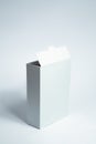 White generic box, studio shot Royalty Free Stock Photo