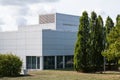 White Generic Modern Office Building Royalty Free Stock Photo