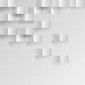 White geometric background