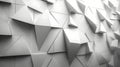 White Geometric Faceted Surface with Light and Shadow Royalty Free Stock Photo