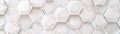 Abstract White Hexagon Tile Background Royalty Free Stock Photo