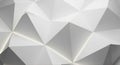 White Geometric Polygon Abstract Background Royalty Free Stock Photo