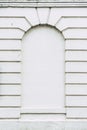 White Georgian brick wall texture with Arch