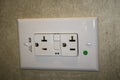 GFCI power outlet Royalty Free Stock Photo