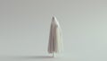 White Ghost Spirit Walking In A Death Shroud