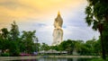 White giant Buddha statue in Thailand Royalty Free Stock Photo