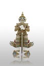 White Giant Statue in Thailand Royalty Free Stock Photo