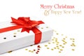 White gift box Royalty Free Stock Photo