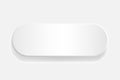 White glass button with chrome frame Royalty Free Stock Photo