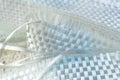 White glass fiber composite raw material background Royalty Free Stock Photo