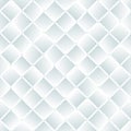 White glass or mirror squares geometric seamless pattern, vector Royalty Free Stock Photo