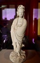 White glazed statue of Avalokitesvara