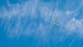 White glider on the sky Royalty Free Stock Photo