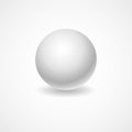 A white globe on a light background lighting for