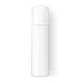 White Glossy Closed Metal Aerosol Spray Can