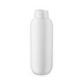 White glossy plastic shampoo bottle template. Royalty Free Stock Photo