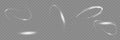 White glowing shiny lines effect vector background. Luminous white lines of speed. Light glowing effect. Light trail wave, fire Royalty Free Stock Photo