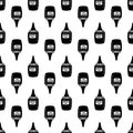 White glue bottle pattern seamless vector