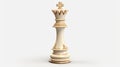 Ivory Chess Piece With Gold Detailing - 3d Model Preview