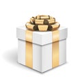White gold gift box