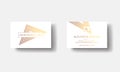 White Gold Luxury business cards for VIP event. Elegant Royalty Free Stock Photo