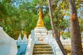 The stupa of Shwethalyaung Buddha Temple, Bago, Myanmar Royalty Free Stock Photo