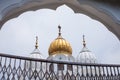 White and golden domes of mosques