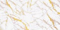 White and golden marble texture for background.