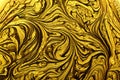 White and golden marble texture. Hand draw painting with marbled texture and gold and bronze colors. Gold marble. Royalty Free Stock Photo