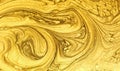 White and golden marble texture. Hand draw painting with marbled texture and gold and bronze colors. Gold marble. Royalty Free Stock Photo