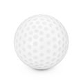 A White Golf Ball. 3d Rendering