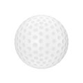 A White Golf Ball. 3d Rendering