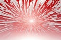 White gradient color on red star burst illustration background Royalty Free Stock Photo