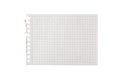 White graph paper background with precise grid lines, perfect for math sketches, technical blueprin Royalty Free Stock Photo