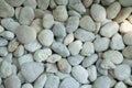 White gravel stones background Royalty Free Stock Photo