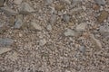 White gravel texture background pattern.