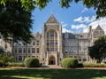 White Gravenor hall Georgetown University DC Royalty Free Stock Photo