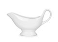 White gravy boat Royalty Free Stock Photo