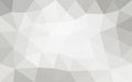 White, gray, abstract geometric background, vector from polygons, triangle, vector illustration Royalty Free Stock Photo