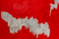 White gray background smears red paint wall texture Royalty Free Stock Photo