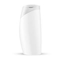 White gray beauty/cosmetic product bottle with gray cap/lid